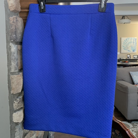 Elle Royal Blue Pencil Skirt Size XS - Picture 3 of 11